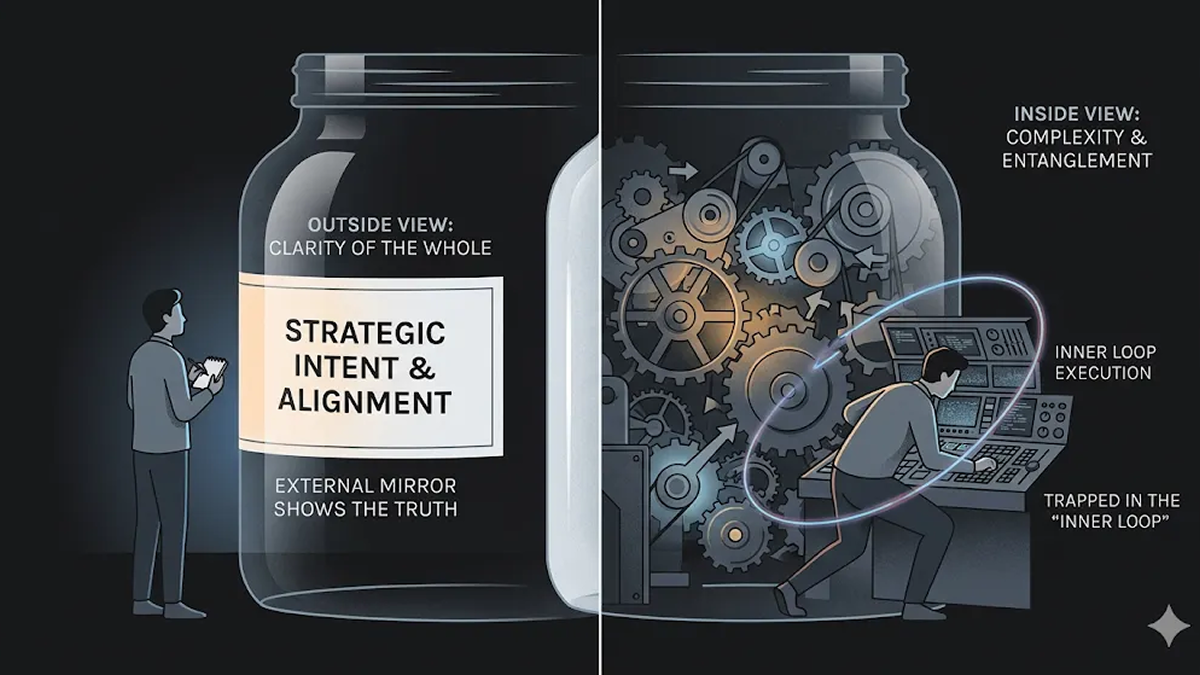 The View from Outside the Glass: Why Growing Organizations Need the Outsider’s Mirror